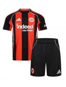 Eintracht Frankfurt Dječji Domaci Dres kompleti 2025-26 Kratak Rukavima (+ kratke hlače)